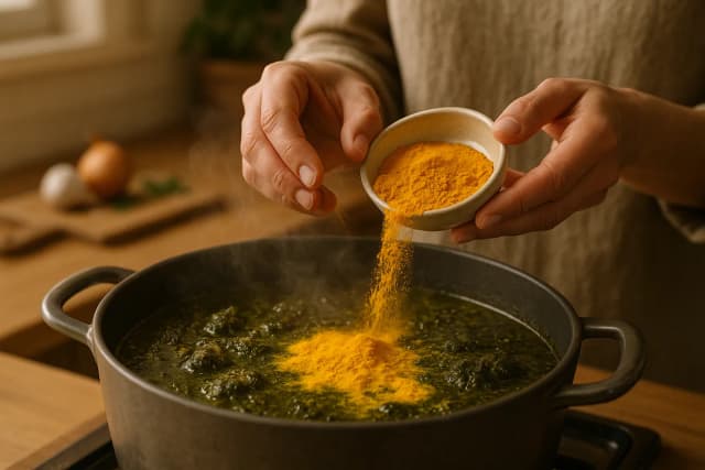 بادام زمینی و زردچوبه: انتخابی سالم برای زندگی بهتر